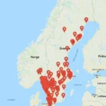Karta med kunder