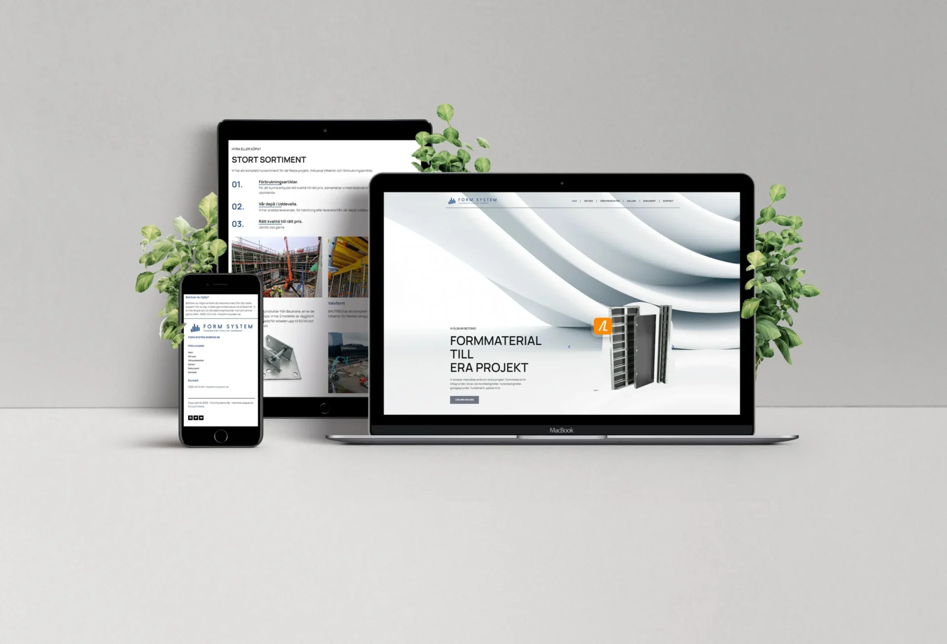 Mockup formsystem